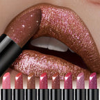 Metallic Shimmer Lipstick – Pearly Glitter Shine