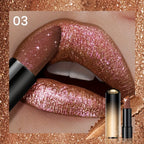 Metallic Shimmer Lipstick – Pearly Glitter Shine