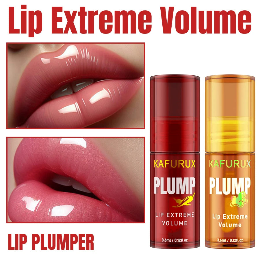 2PC Lip Plump Long Lasting Moisturizing  Lip Oil