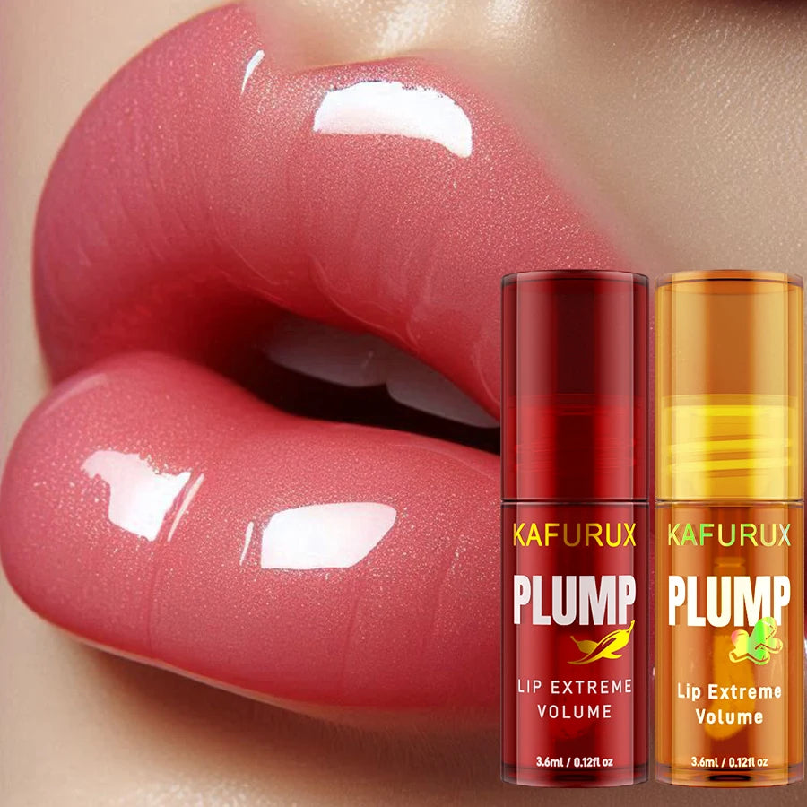 2PC Lip Plump Long Lasting Moisturizing  Lip Oil