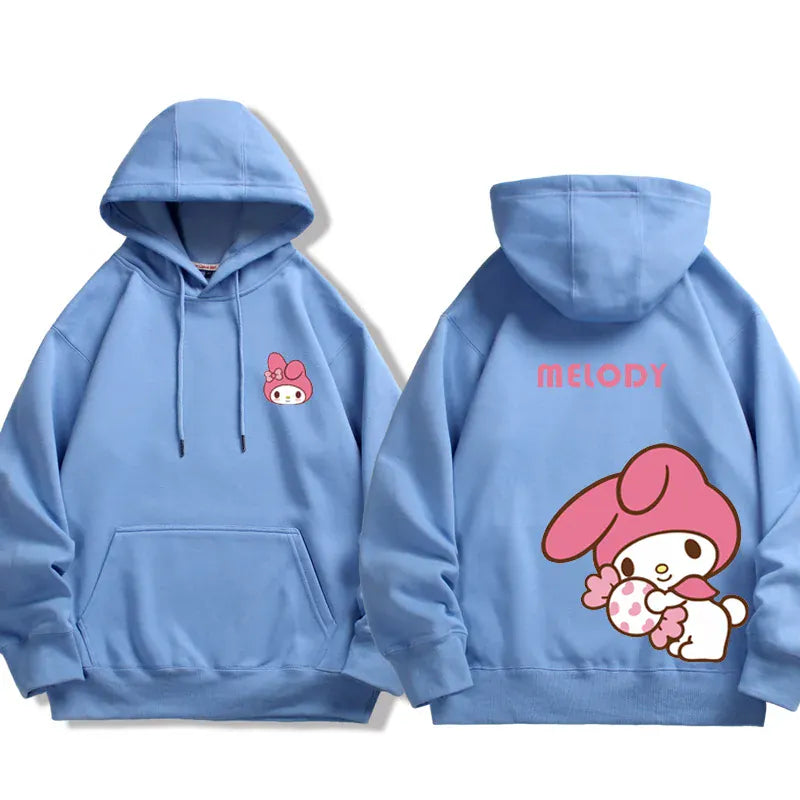 Body by Soreia Deals 12 / M Men's and Women's Kuromi Melody Hello Kitty Hoody