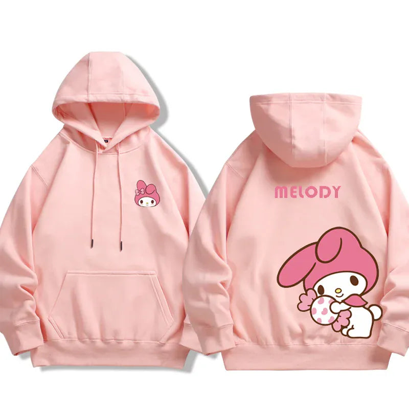 Body by Soreia Deals 4 / S Men's and Women's Kuromi Melody Hello Kitty Hoody