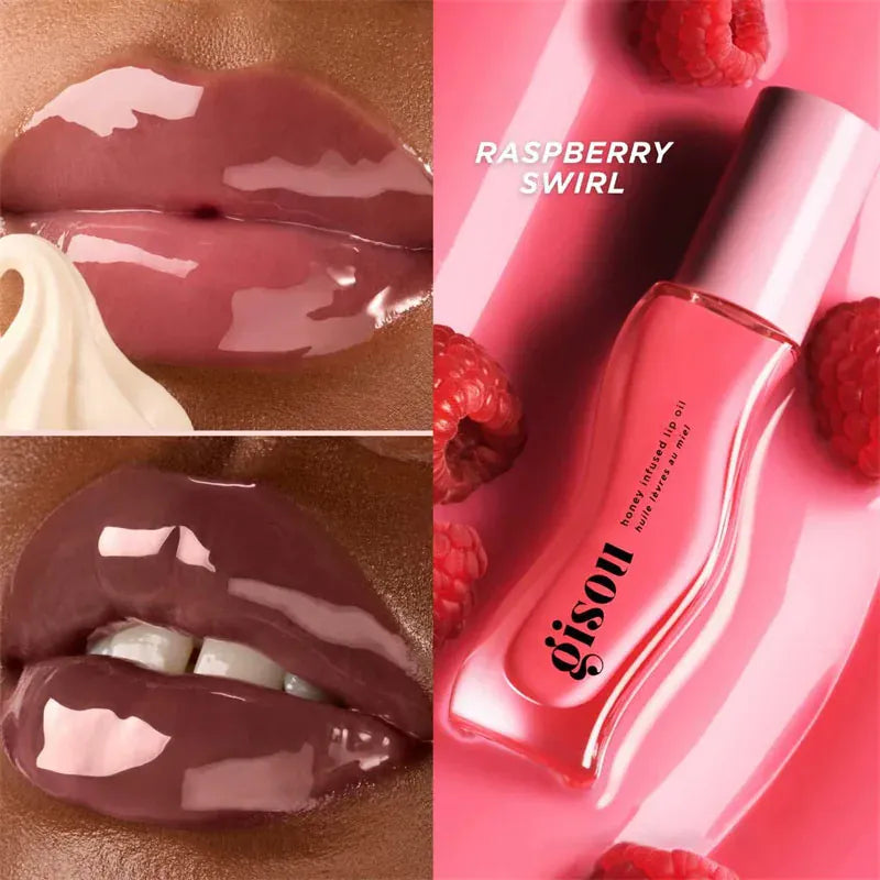 Body by Soreia GL Raspberry Swirl Gisou Glazed Lip Plump Oil